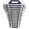 GEARWRENCH 16 Piece 12 Point Reversible Ratcheting Combination Metric Wrench Set 9602N