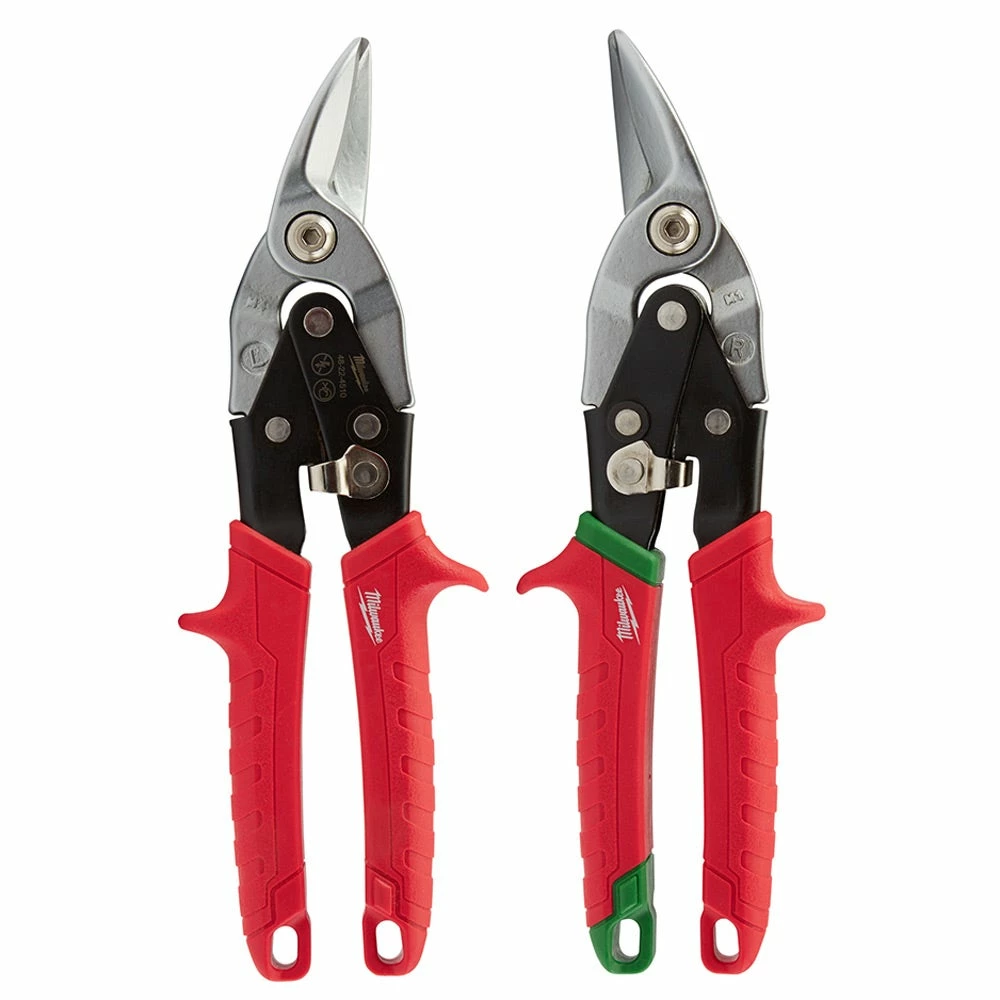 MILWAUKEE 2-Piece Offset Aviation Tin Snips Set 48224523 4 MILWAUKEE 2-Piece Offset Aviation Tin Snips Set 48224523 - Image 2