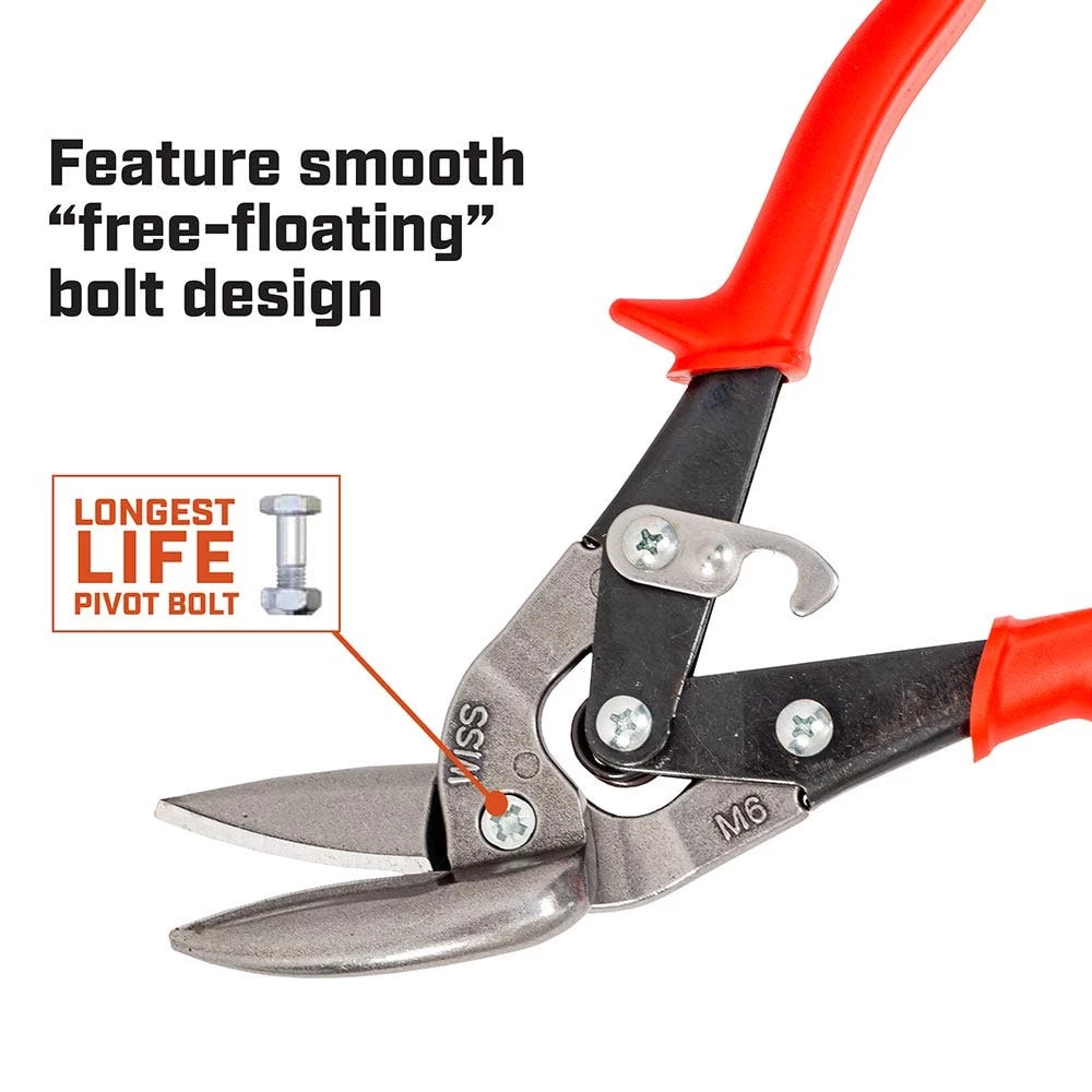 CRESCENT WISS Metalmaster® 235MM/9-1/4" Offset Straight And Left Cut Aviation Snip M6RAU 5 CRESCENT WISS Metalmaster® 235MM/9-1/4" Offset Straight And Left Cut Aviation Snip M6RAU - Image 3