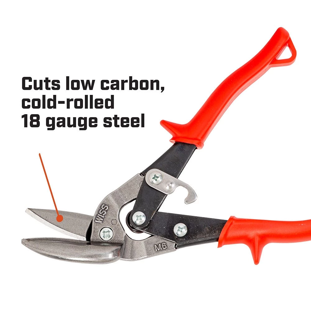 CRESCENT WISS Metalmaster® 235MM/9-1/4" Offset Straight And Left Cut Aviation Snip M6RAU 6 CRESCENT WISS Metalmaster® 235MM/9-1/4" Offset Straight And Left Cut Aviation Snip M6RAU - Image 4