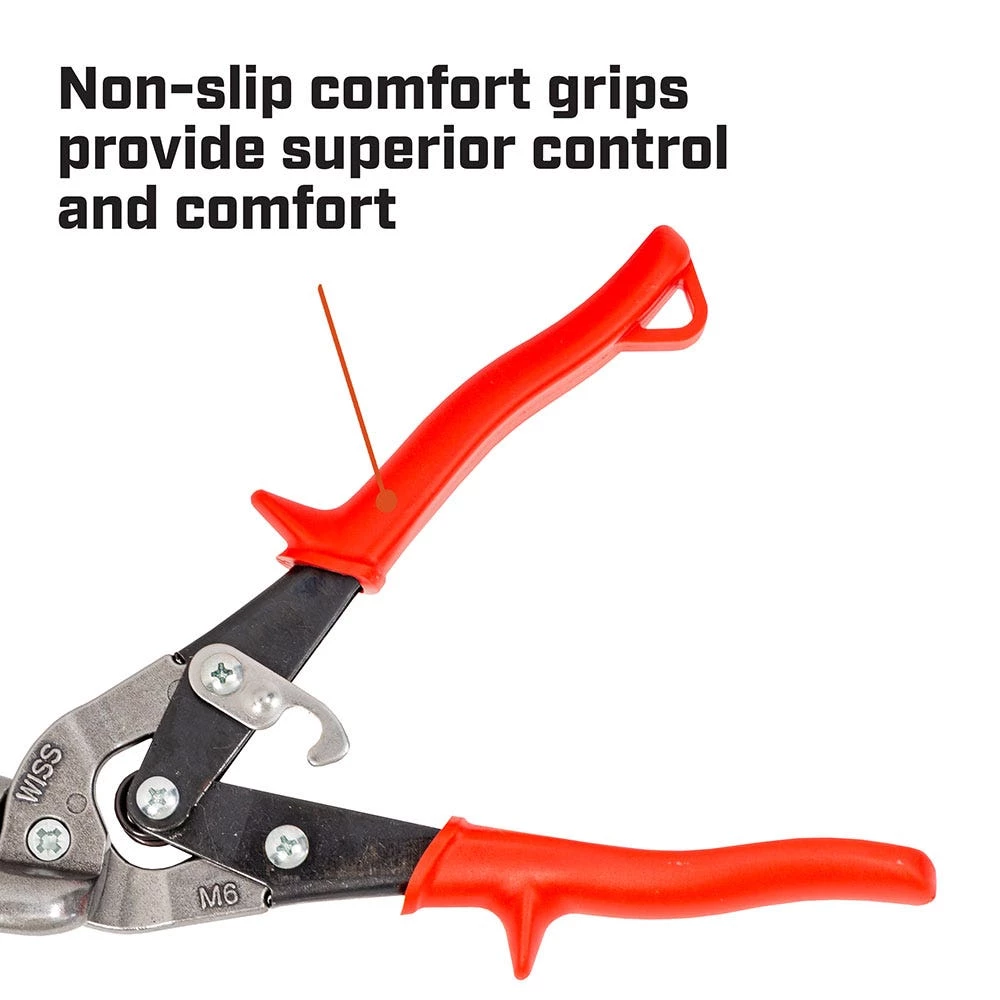 CRESCENT WISS Metalmaster® 235MM/9-1/4" Offset Straight And Left Cut Aviation Snip M6RAU 7 CRESCENT WISS Metalmaster® 235MM/9-1/4" Offset Straight And Left Cut Aviation Snip M6RAU - Image 5