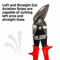 CRESCENT WISS Metalmaster® 235MM/9-1/4" Offset Straight And Left Cut Aviation Snip M6RAU 17 CRESCENT WISS Metalmaster® 235MM/9-1/4" Offset Straight And Left Cut Aviation Snip M6RAU -GearWrench Shop unnamed file 1036