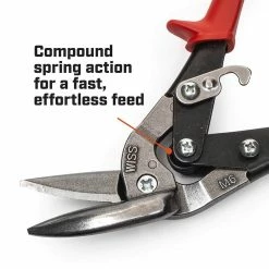 CRESCENT WISS Metalmaster® 235MM/9-1/4" Offset Straight And Left Cut Aviation Snip M6RAU 19 CRESCENT WISS Metalmaster® 235MM/9-1/4" Offset Straight And Left Cut Aviation Snip M6RAU -GearWrench Shop unnamed file 1038