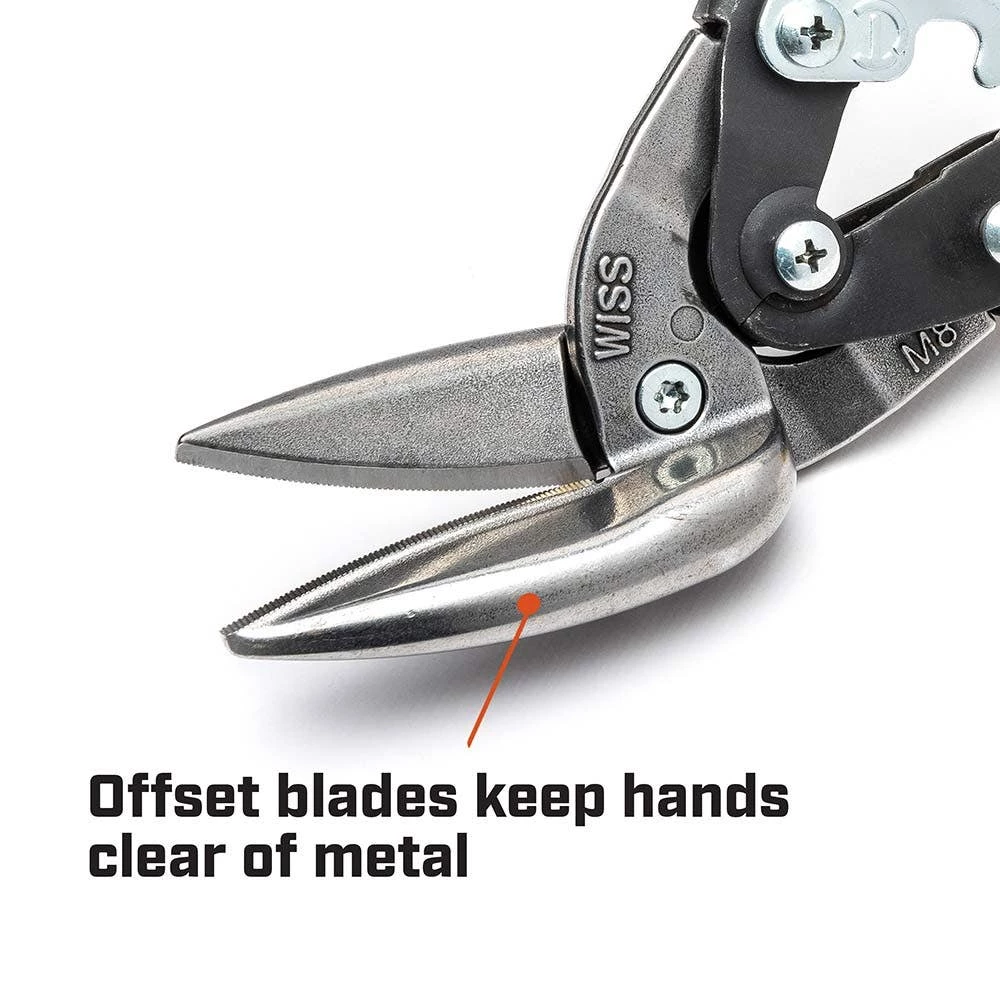 CRESCENT WISS 249MM/9-4/5" Offset Straight Aviation Snips M8OS 13 CRESCENT WISS 249MM/9-4/5" Offset Straight Aviation Snips M8OS - Image 11