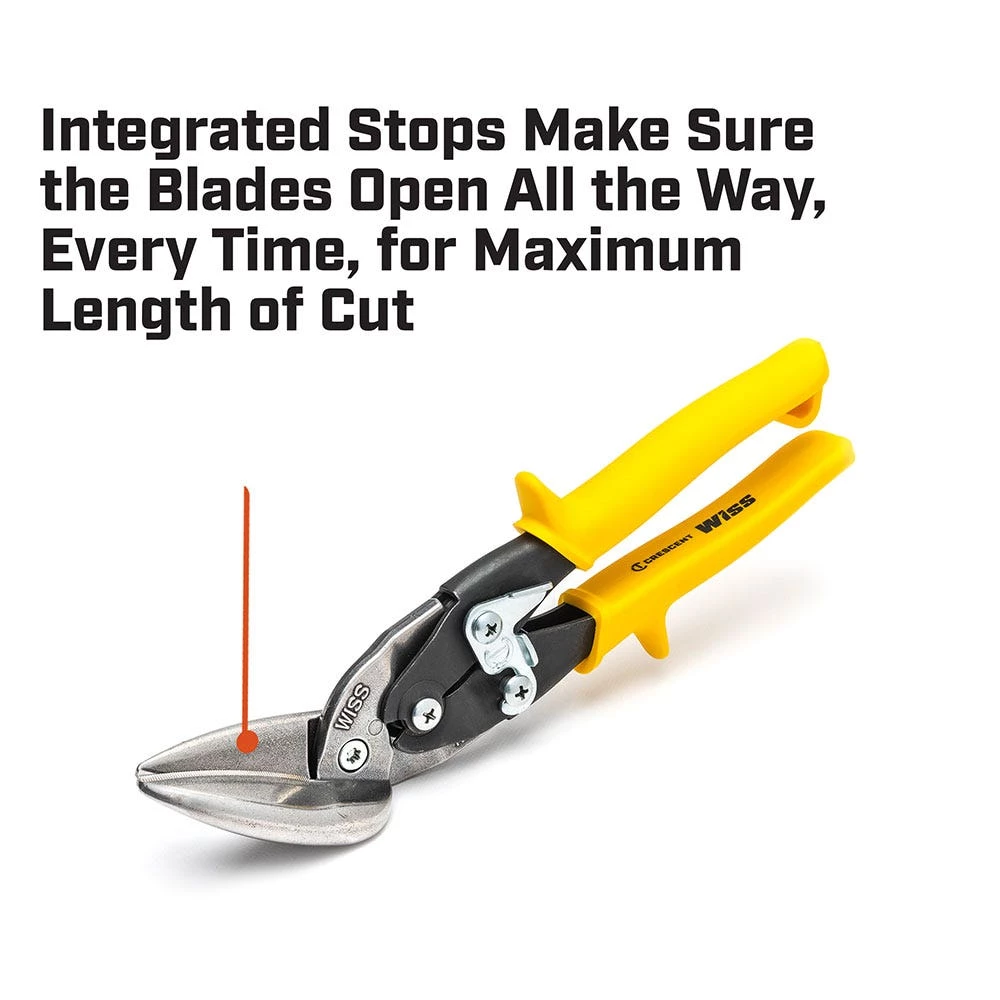 CRESCENT WISS 249MM/9-4/5" Offset Straight Aviation Snips M8OS 14 CRESCENT WISS 249MM/9-4/5" Offset Straight Aviation Snips M8OS - Image 12