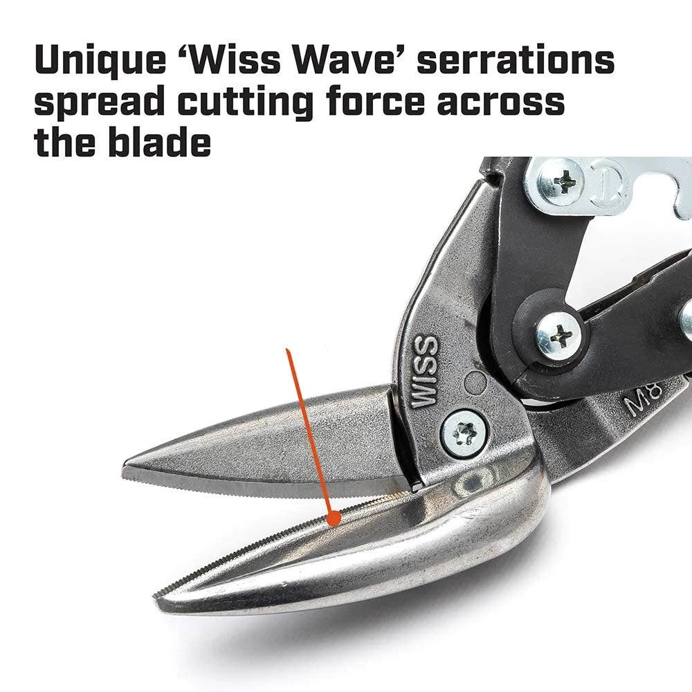 CRESCENT WISS 249MM/9-4/5" Offset Straight Aviation Snips M8OS 15 CRESCENT WISS 249MM/9-4/5" Offset Straight Aviation Snips M8OS - Image 13