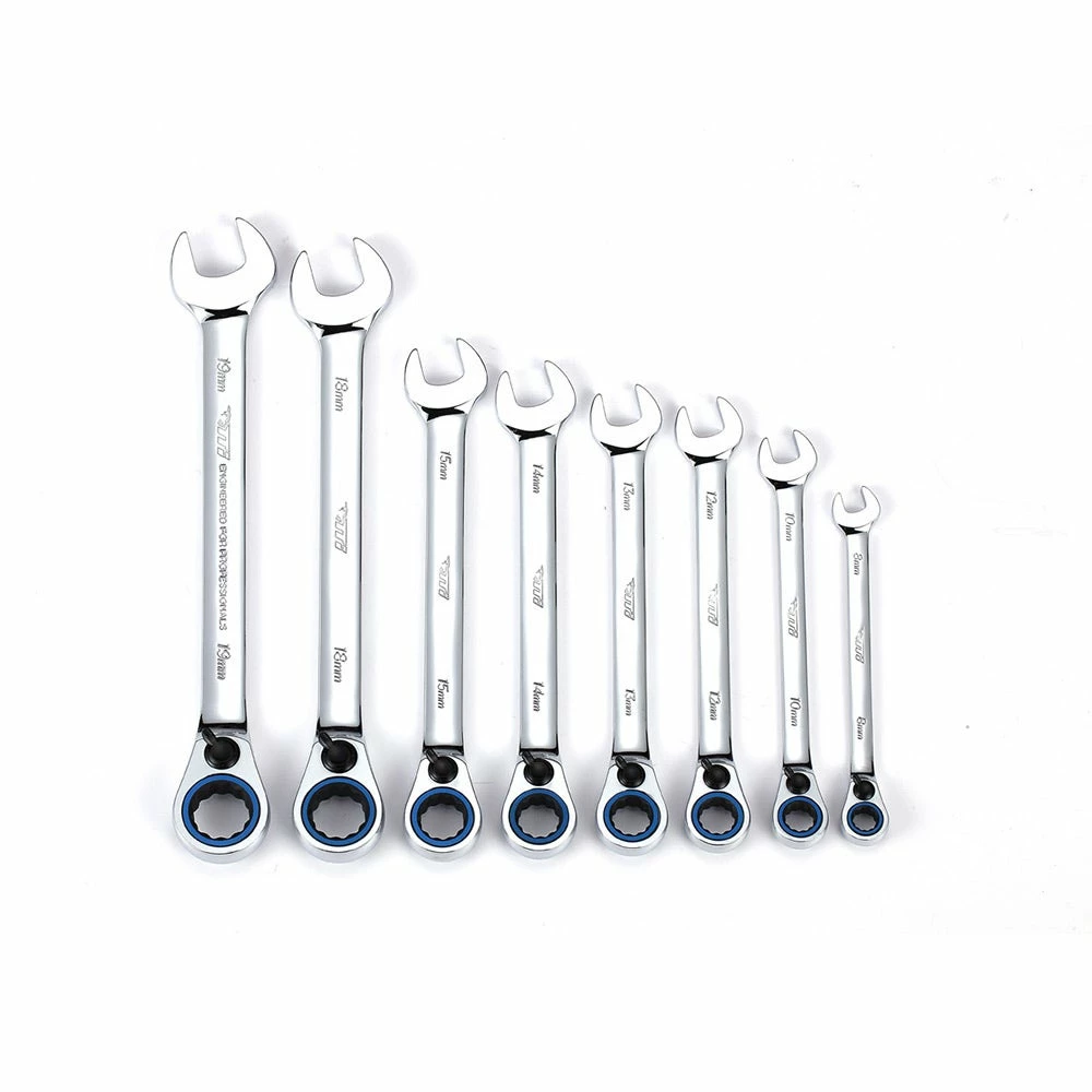 TTI 8-19mm 72T Reversible Metric Ratchet Set Ring/Open - 8 Piece TRVSM8 5 TTI 8-19mm 72T Reversible Metric Ratchet Set Ring/Open - 8 Piece TRVSM8 - Image 3