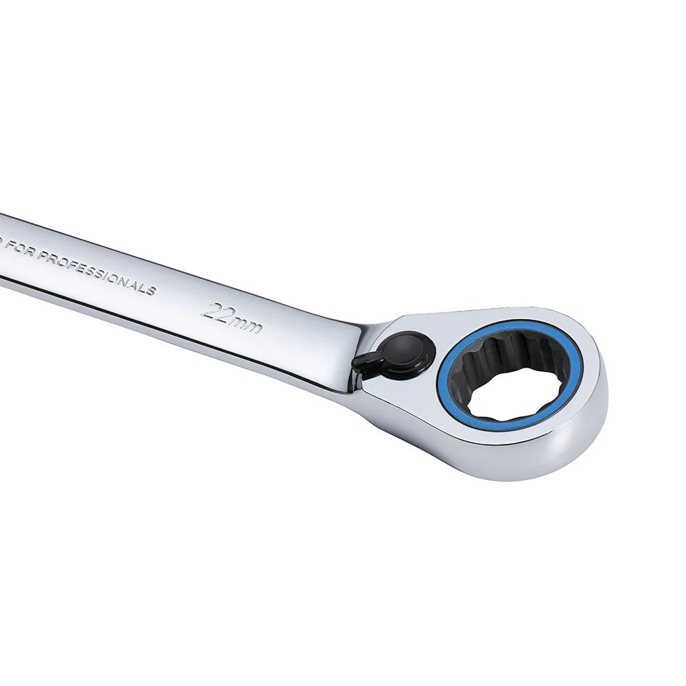 TTI 22mm 72T Metric Reversible Ratcheting Ring/Open-End Spanner TRVM22 7 TTI 22mm 72T Metric Reversible Ratcheting Ring/Open-End Spanner TRVM22 - Image 5