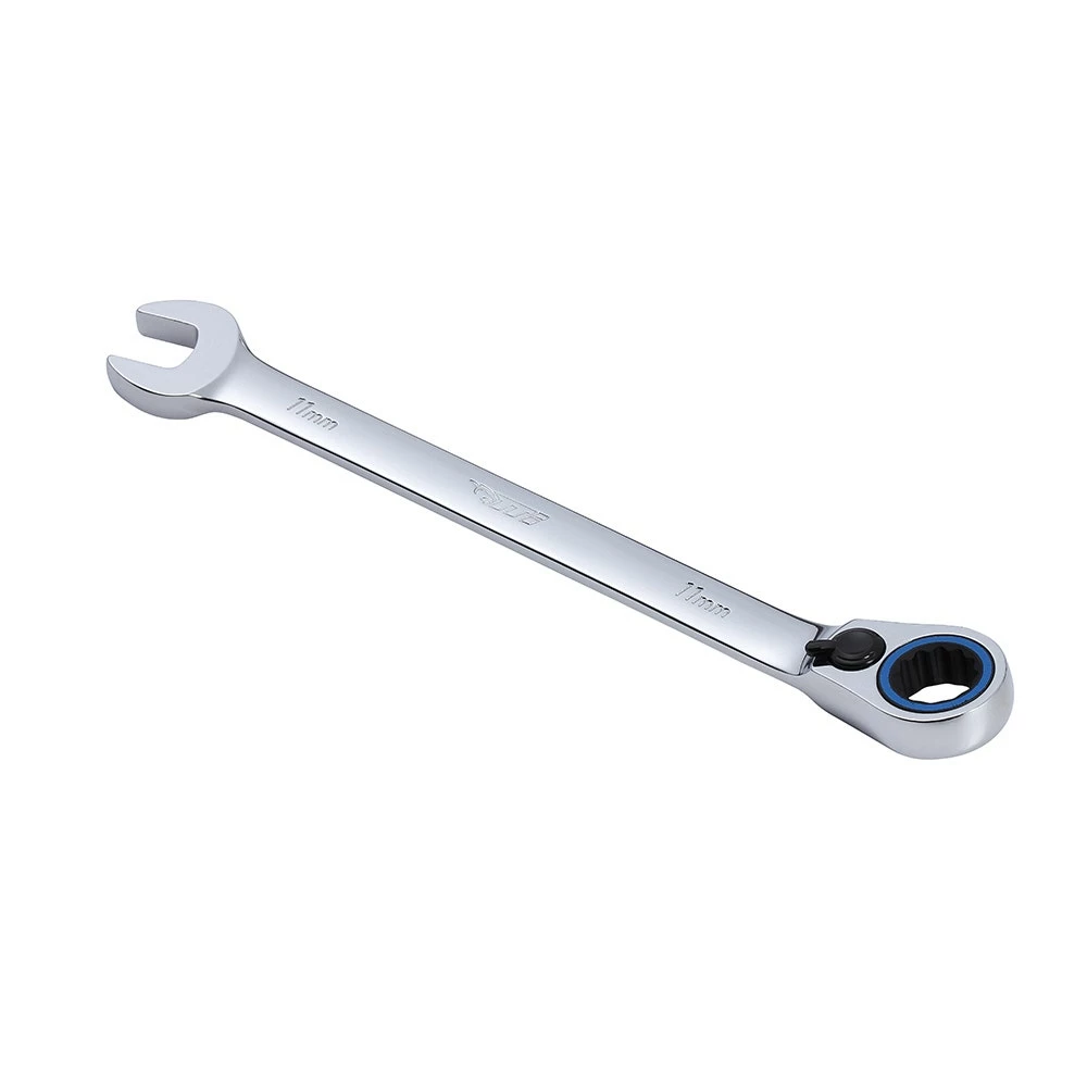 TTI 11mm 72T Metric Reversible Ratcheting Ring/Open-End Spanner TRVM11 4 TTI 11mm 72T Metric Reversible Ratcheting Ring/Open-End Spanner TRVM11 - Image 2