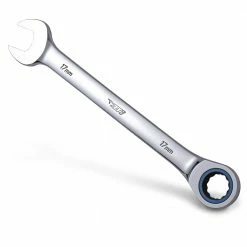 TTI 17mm 72T Metric Ratcheting Ring & Open End Spanner TRTM17