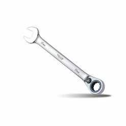 TTI 17mm 72T Metric Reversible Ratcheting Ring/Open-End Spanner TRVM17
