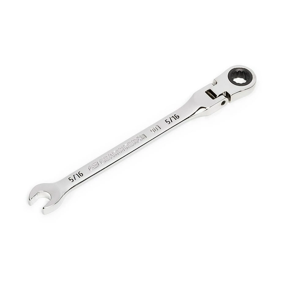 GEARWRENCH 5/16" 90T Flexhead Ratcheting Combination Wrench 86741 3 GEARWRENCH 5/16" 90T Flexhead Ratcheting Combination Wrench 86741