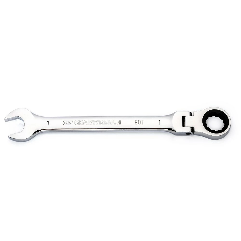 GEARWRENCH 1" 90T Flexhead Ratcheting Combination Wrench 86753 4 GEARWRENCH 1" 90T Flexhead Ratcheting Combination Wrench 86753 - Image 2