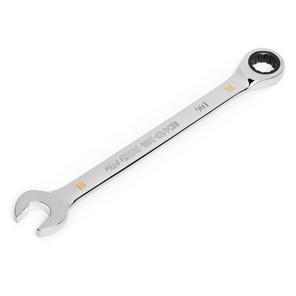 GEARWRENCH 18mm 90T Ratcheting Combination Wrench 86918 3 GEARWRENCH 18mm 90T Ratcheting Combination Wrench 86918