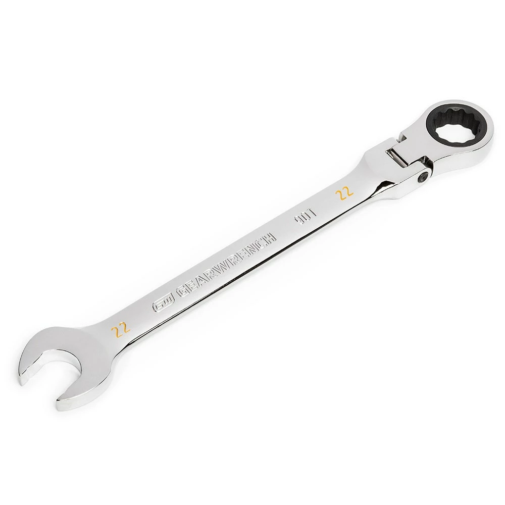GEARWRENCH 22mm 90T Flexhead Ratcheting Combination Wrench 86722 3 GEARWRENCH 22mm 90T Flexhead Ratcheting Combination Wrench 86722