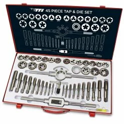 TTI Metric Tap & Die Set - 45 Piece