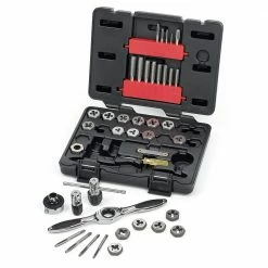 GEARWRENCH 42 PC SAE Medium Ratcheting Tap & Die Set