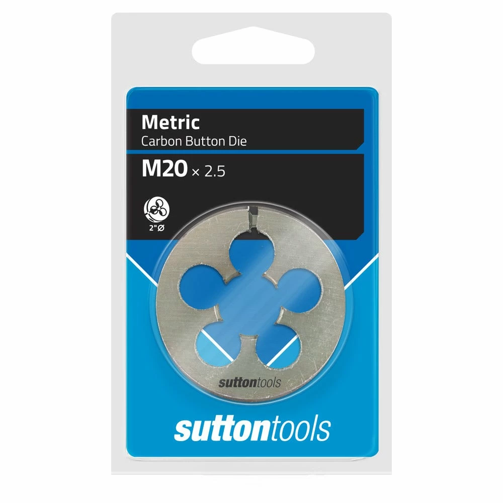 SUTTON M20 X 2.5 2inch OD Button Die M4022000 3 SUTTON M20 X 2.5 2inch OD Button Die M4022000