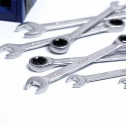 HRD 7 Piece 1-19mm Metric Ratcheting Ring & Open End Spanner HRTSM7 -GearWrench Shop unnamed file 68