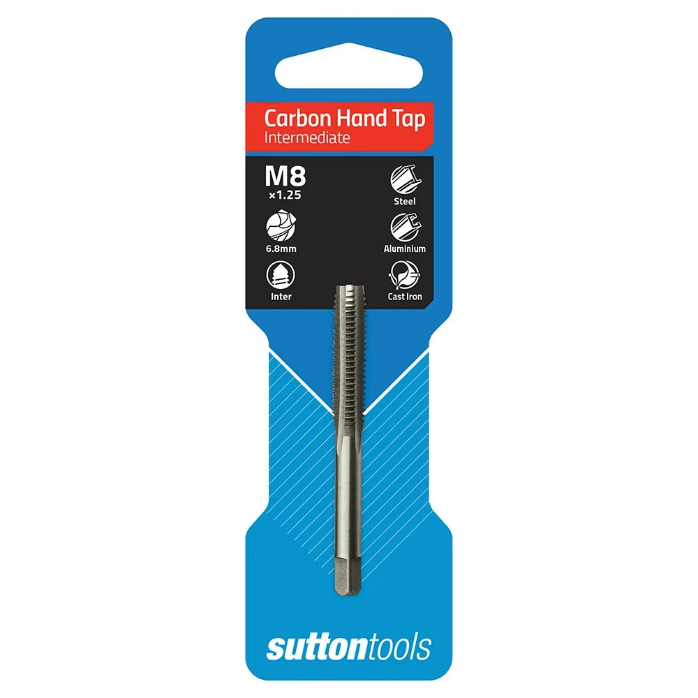 SUTTON M8 X 1.25 Inter Tap Carbon Hand 3 SUTTON M8 X 1.25 Inter Tap Carbon Hand