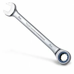 TTI 21mm 72T Metric Ratcheting Ring/Open-End Spanner TRTM21