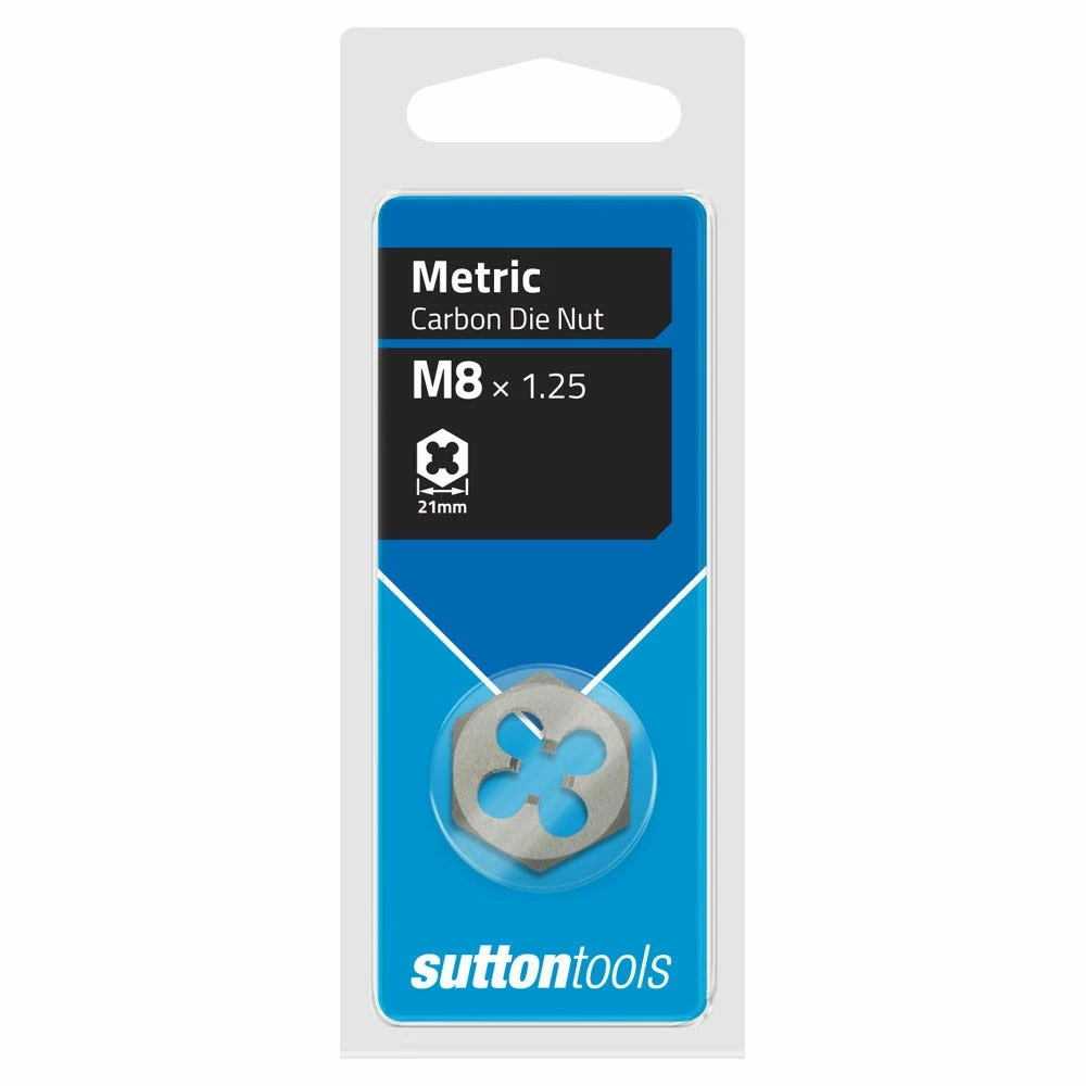 SUTTON M8 X 1.25 Hexagon Die Nut M4400800 3 SUTTON M8 X 1.25 Hexagon Die Nut M4400800