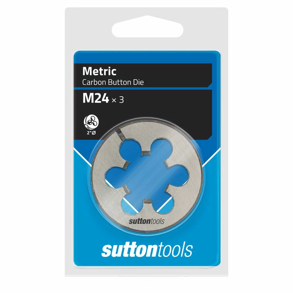 SUTTON M24 X 3.0 2inch OD Button Die M4022400 3 SUTTON M24 X 3.0 2inch OD Button Die M4022400