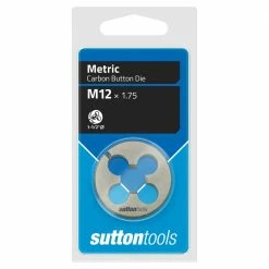 SUTTON M12 X 1.75 1-1/2inch OD Button Die M4011200