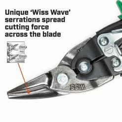 Wiss CRESCENT 248mm Right Cut Tin Snips M2RAU 23 Wiss CRESCENT 248mm Right Cut Tin Snips M2RAU -GearWrench Shop unnamed file 977