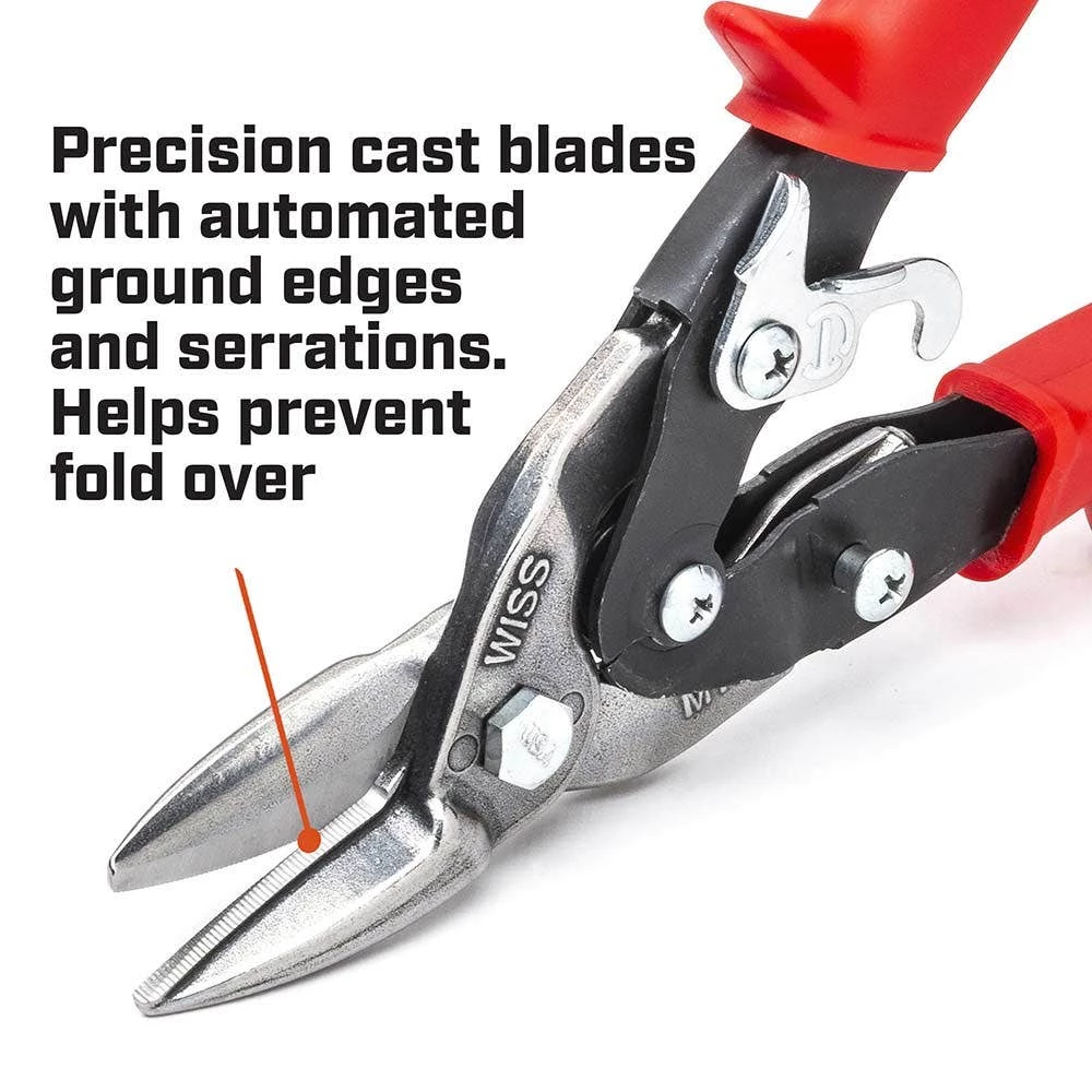 Wiss CRESCENT 248mm Left Cut Tin Snips M1RAU 4 Wiss CRESCENT 248mm Left Cut Tin Snips M1RAU - Image 2