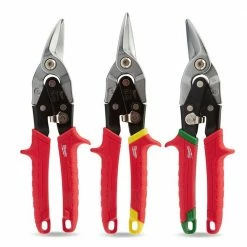MILWAUKEE 3 Piece Aviation Tin Snip Set 48224533